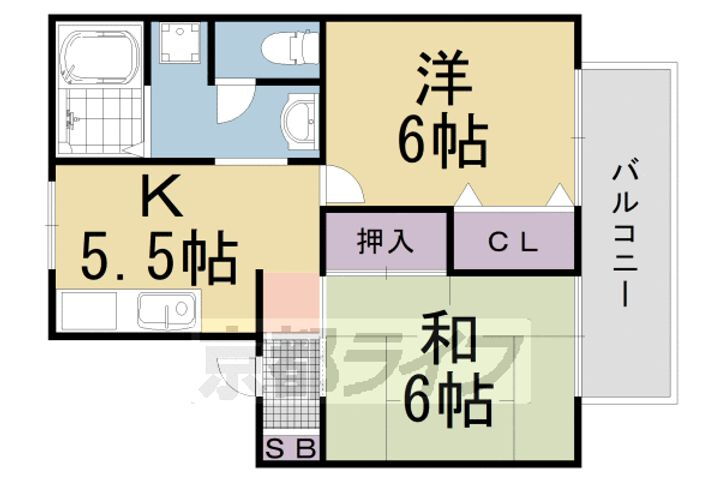 京都府京都市南区久世上久世町 桂川駅 2DK アパート 賃貸物件詳細