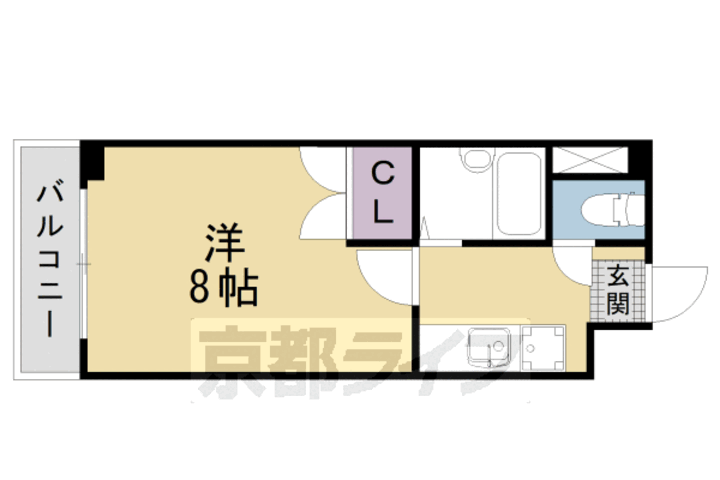 京都府京都市南区唐橋門脇町 西大路駅 1K マンション 賃貸物件詳細