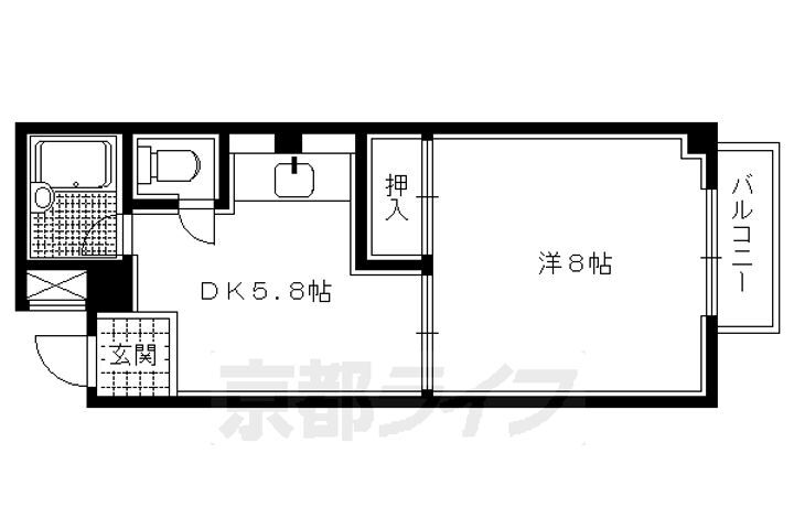 京都府京都市上京区西無車小路町 今出川駅 1DK マンション 賃貸物件詳細