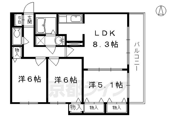 京都府京都市中京区釜座通二条下る上松屋町 烏丸御池駅 3LDK マンション 賃貸物件詳細