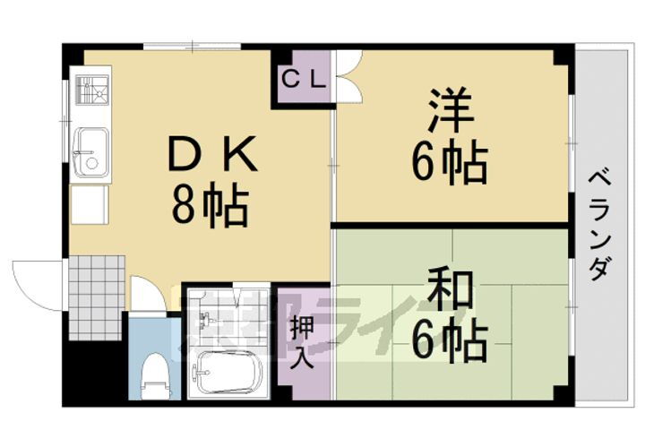 京都府京都市西京区山田庄田町 上桂駅 2LDK マンション 賃貸物件詳細
