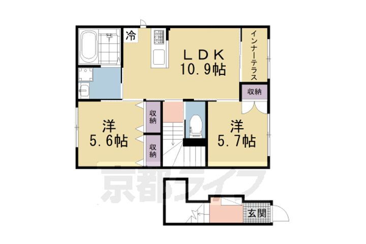大阪府枚方市片鉾本町 賃貸アパート