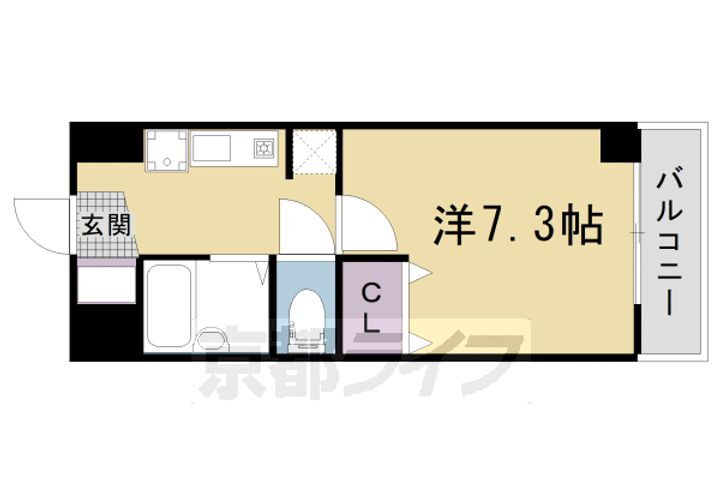 京都府京都市右京区太秦上ノ段町 太秦駅 1K マンション 賃貸物件詳細
