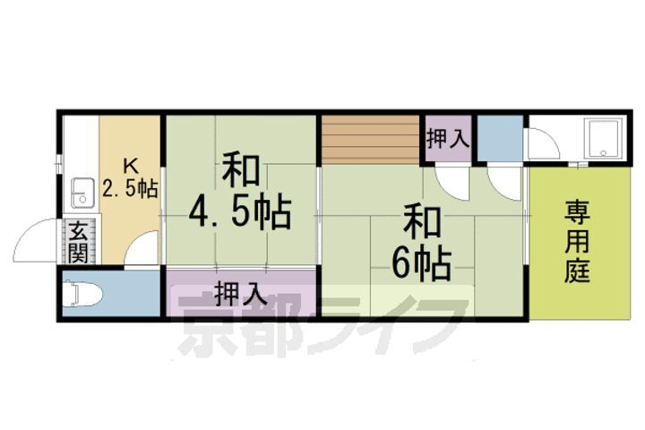京都府京都市山科区西野山桜ノ馬場町 賃貸アパート