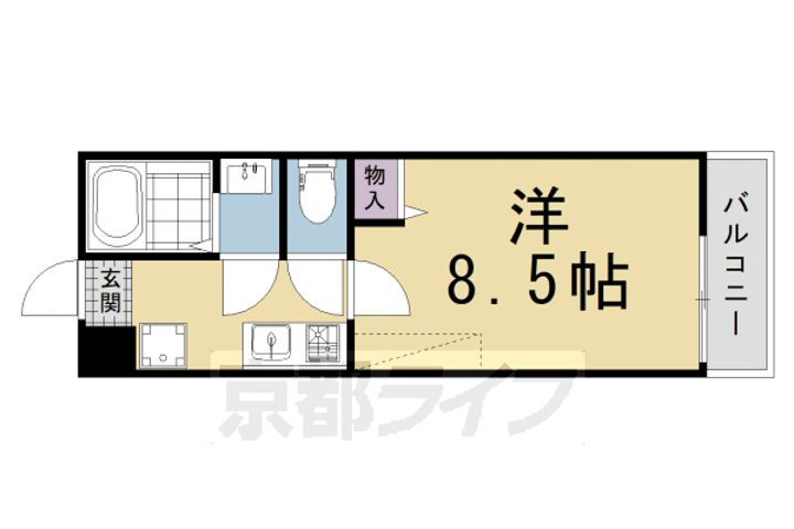 京都府京都市北区紫竹北栗栖町 賃貸マンション
