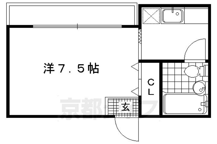 京都府京都市右京区嵯峨天龍寺若宮町 嵯峨嵐山駅 1K マンション 賃貸物件詳細