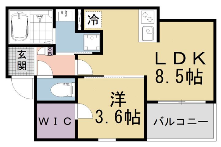 滋賀県大津市大萱３丁目 賃貸アパート