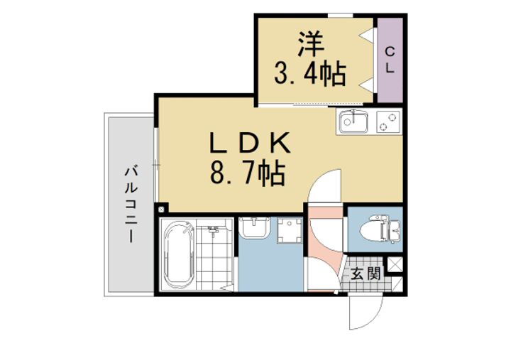 京都府京都市伏見区石田内里町 賃貸アパート