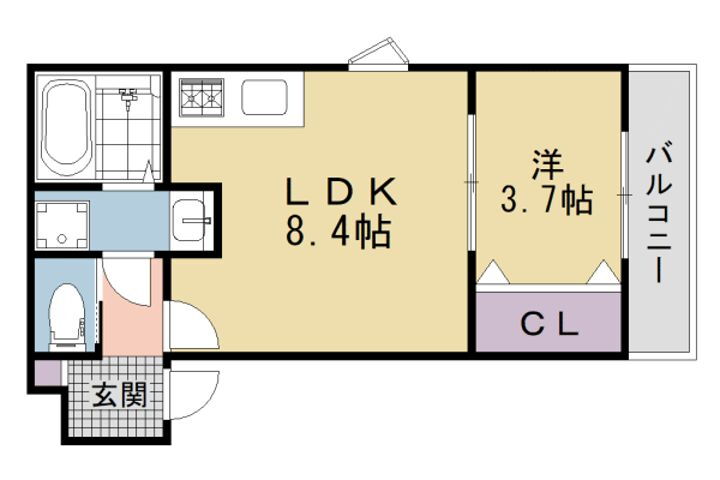 大阪府枚方市渚元町 賃貸アパート