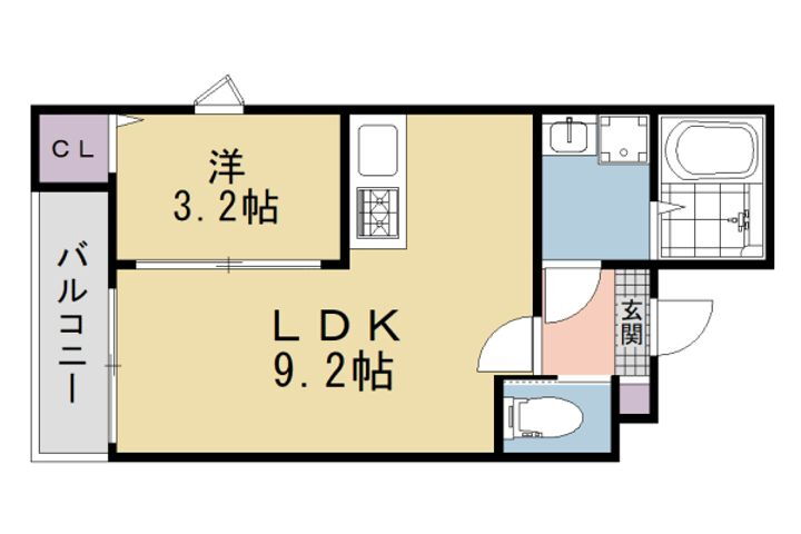 大阪府枚方市渚元町 賃貸アパート