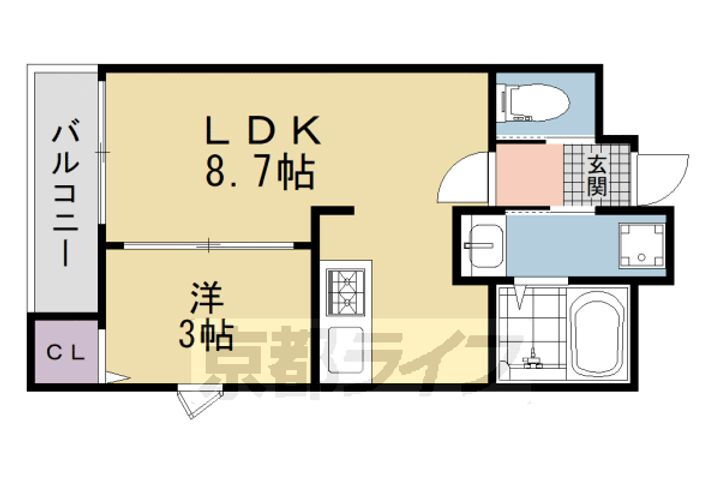 大阪府枚方市渚元町 賃貸アパート