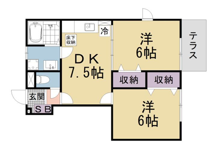 滋賀県大津市大石東６丁目 賃貸アパート