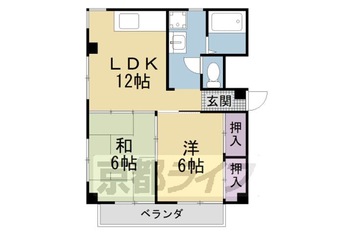 京都府八幡市八幡源氏垣外 賃貸マンション