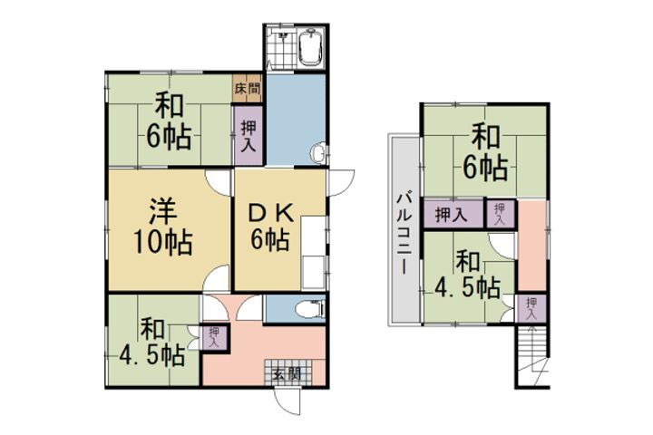 京都府城陽市寺田 賃貸一戸建て