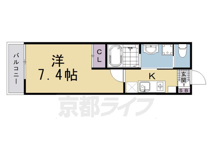 京都府京都市伏見区鑓屋町 賃貸アパート