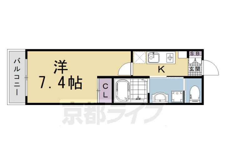 京都府京都市伏見区鑓屋町 賃貸アパート