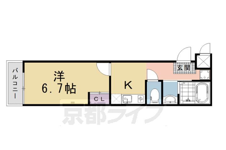 京都府京都市伏見区鑓屋町 賃貸アパート