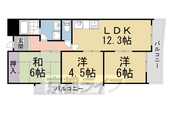 大阪府枚方市春日東町２丁目 賃貸マンション
