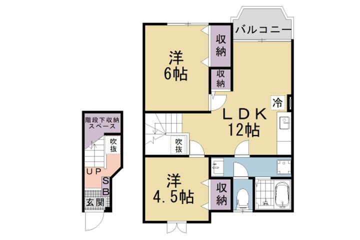滋賀県大津市瀬田１丁目 賃貸アパート