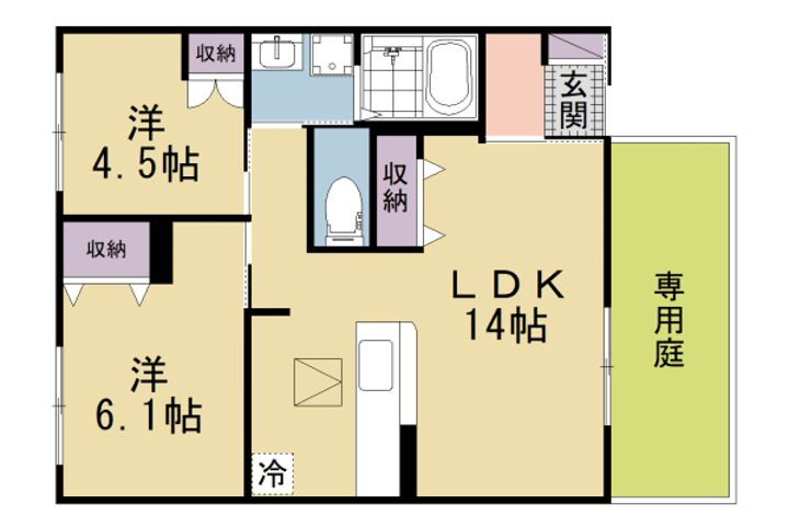 大阪府枚方市長尾元町６丁目 賃貸アパート