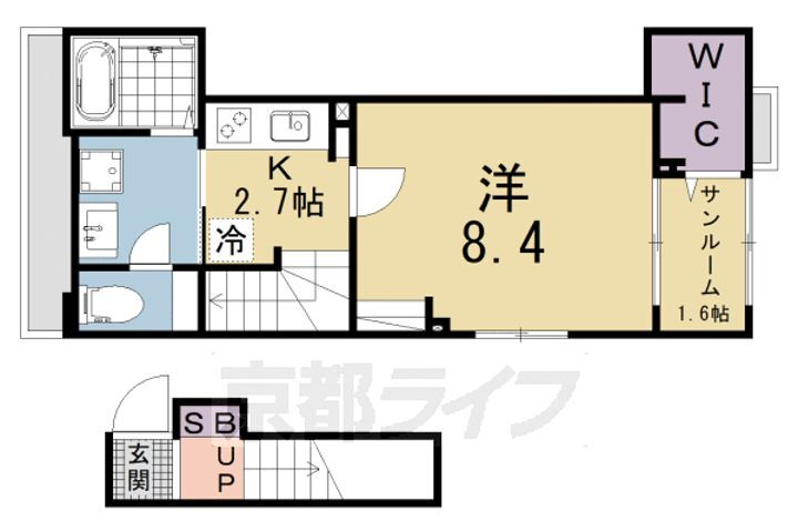 滋賀県大津市本堅田６丁目 賃貸アパート