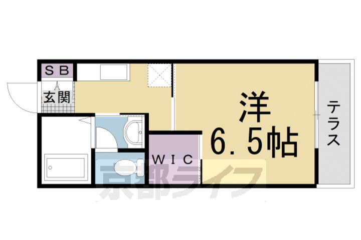 京都府京都市右京区西京極畔勝町 西京極駅 1K アパート 賃貸物件詳細