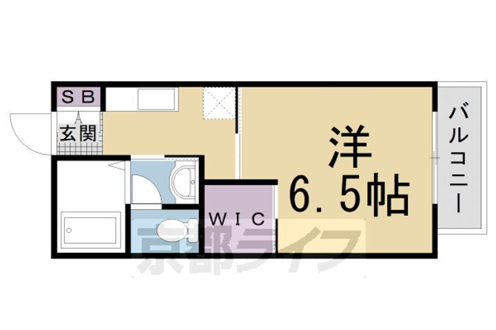 京都府京都市右京区西京極畔勝町 西京極駅 1K アパート 賃貸物件詳細