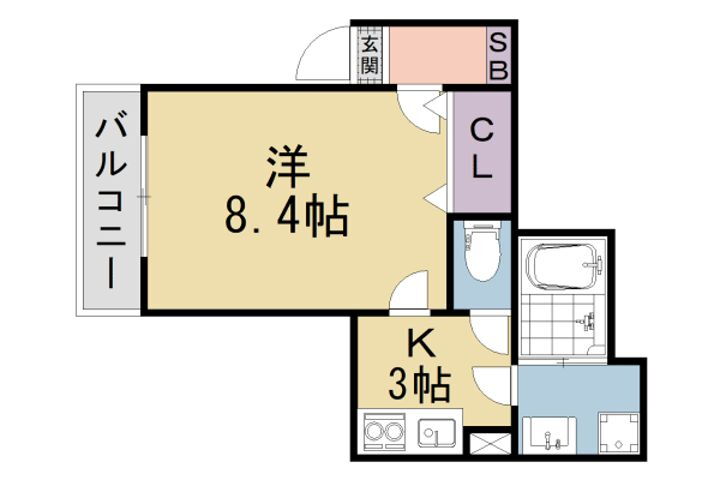 滋賀県大津市中庄１丁目 賃貸アパート