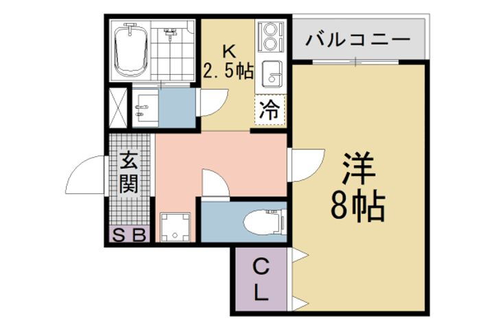 滋賀県大津市中庄１丁目 賃貸アパート