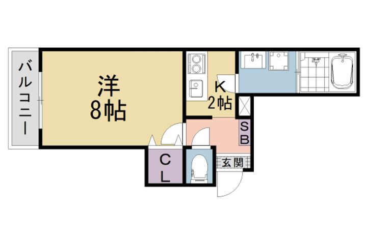 滋賀県大津市中庄１丁目 賃貸アパート