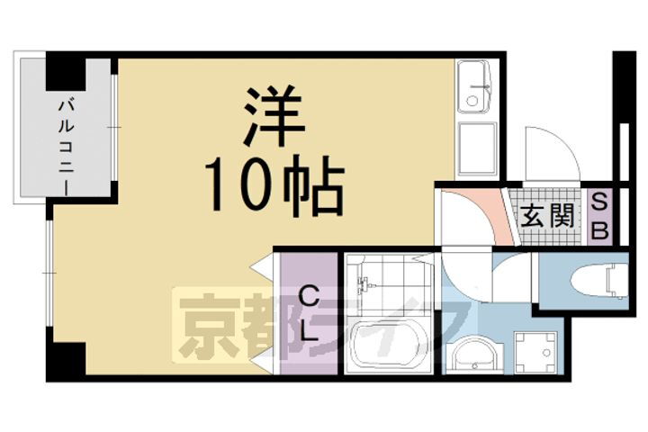 京都府京都市右京区西京極豆田町 西京極駅 1K マンション 賃貸物件詳細