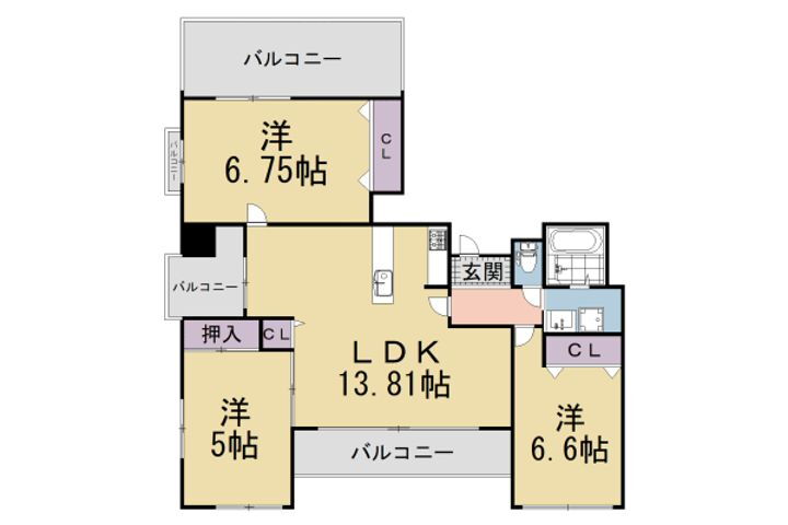 大阪府枚方市楠葉並木１丁目 賃貸マンション