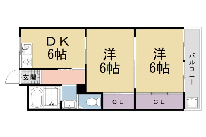 大阪府枚方市長尾谷町３丁目 賃貸マンション