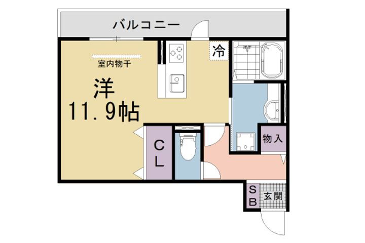 滋賀県草津市矢倉２丁目 賃貸アパート