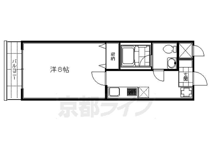 京都府京都市伏見区深草西浦町２丁目 龍谷大前深草駅 1K マンション 賃貸物件詳細