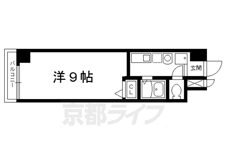 京都府京都市中京区西ノ京西中合町 西大路御池駅 1K マンション 賃貸物件詳細