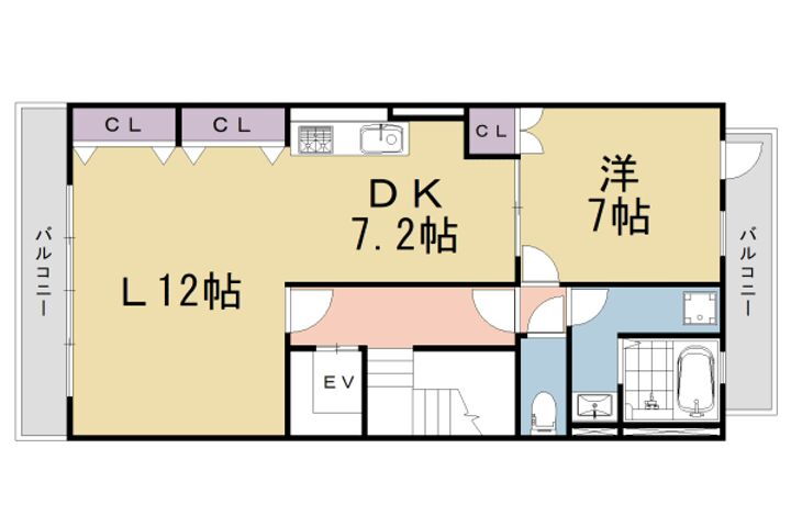 京都府京都市中京区瓦町 賃貸マンション