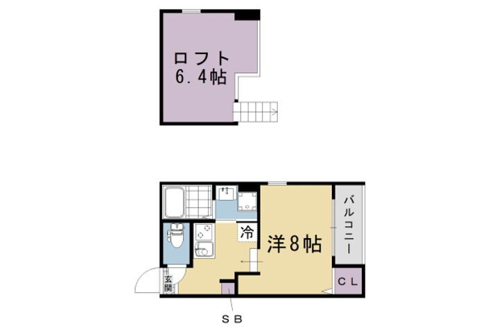 京都府京都市伏見区深草瓦町 賃貸アパート