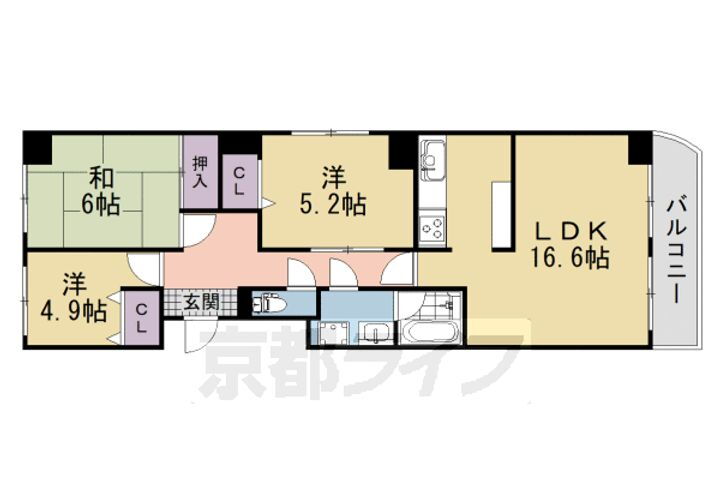 大阪府枚方市津田駅前２丁目 賃貸マンション
