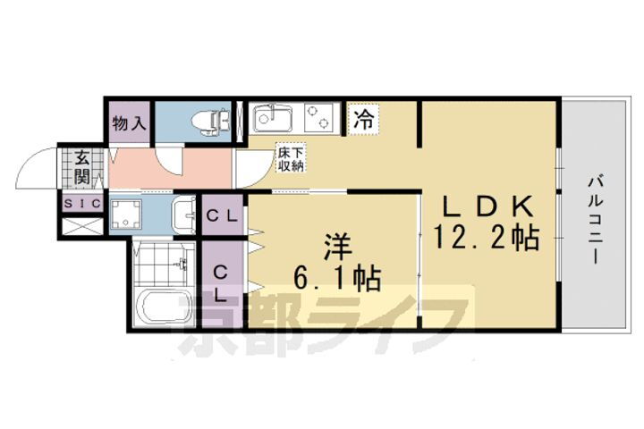 京都府京都市伏見区醍醐廻り戸町 賃貸アパート