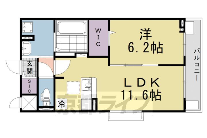 京都府京都市伏見区醍醐廻り戸町 賃貸アパート