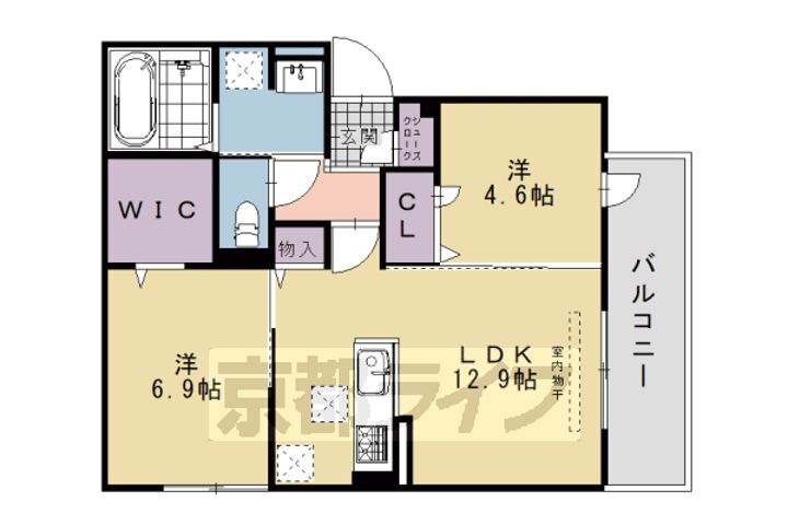 京都府京都市西京区松室吾田神町 賃貸アパート
