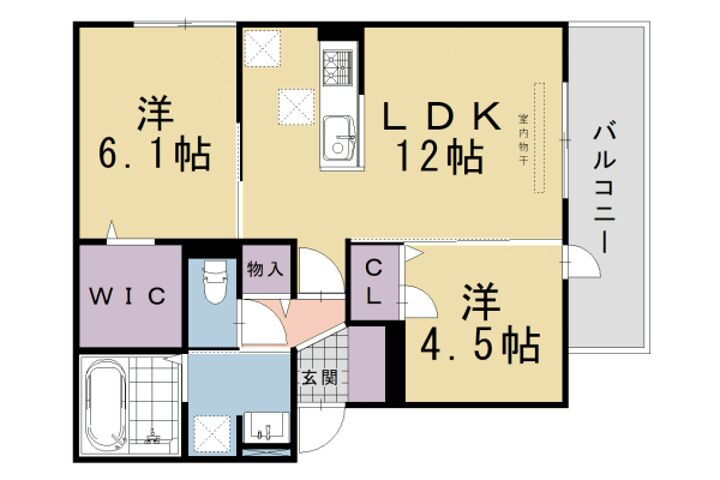 京都府京都市西京区松室吾田神町 賃貸アパート