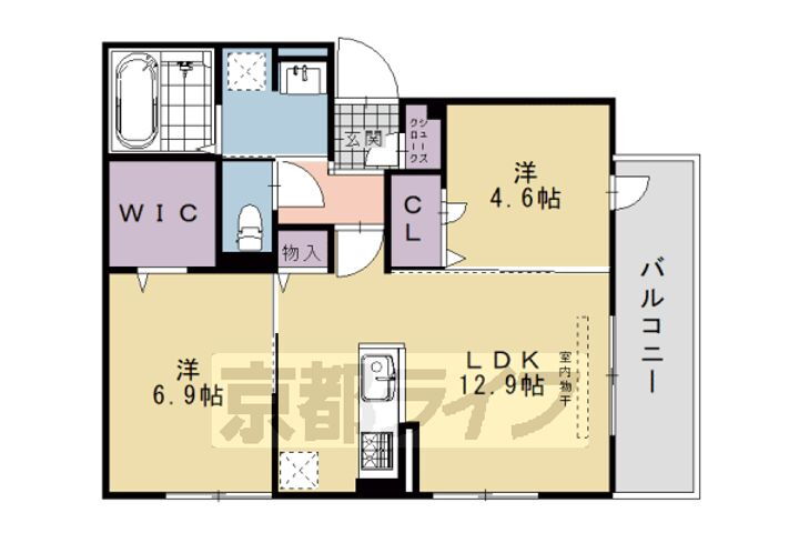 京都府京都市西京区松室吾田神町 賃貸アパート