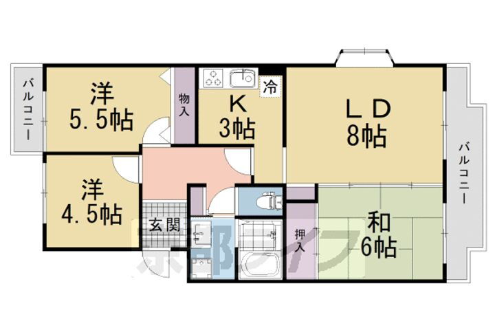 大阪府枚方市南楠葉１丁目 賃貸マンション