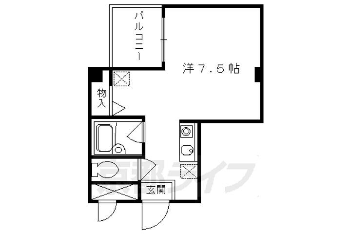 京都府京都市右京区西院南高田町 西院駅 1K マンション 賃貸物件詳細