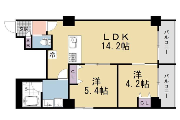 京都府京都市中京区竹屋町 賃貸マンション
