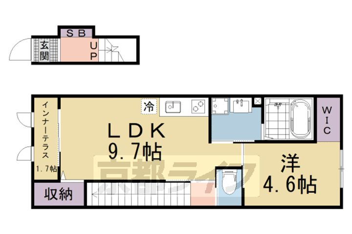 滋賀県大津市雄琴３丁目 賃貸アパート