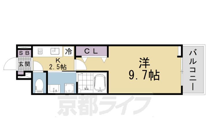 京都府京都市山科区勧修寺瀬戸河原町 賃貸アパート