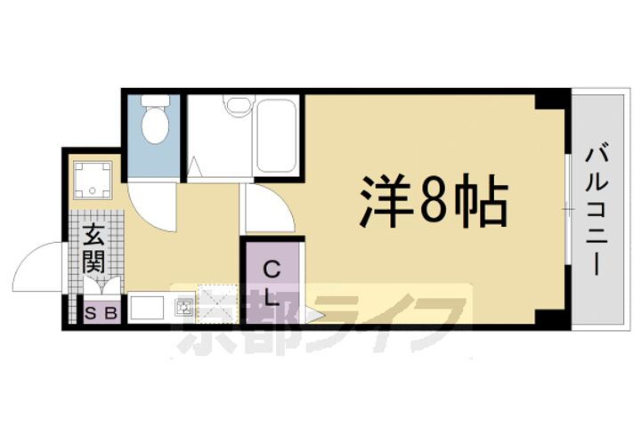 京都府京都市右京区西院西寿町 西院駅 1K マンション 賃貸物件詳細